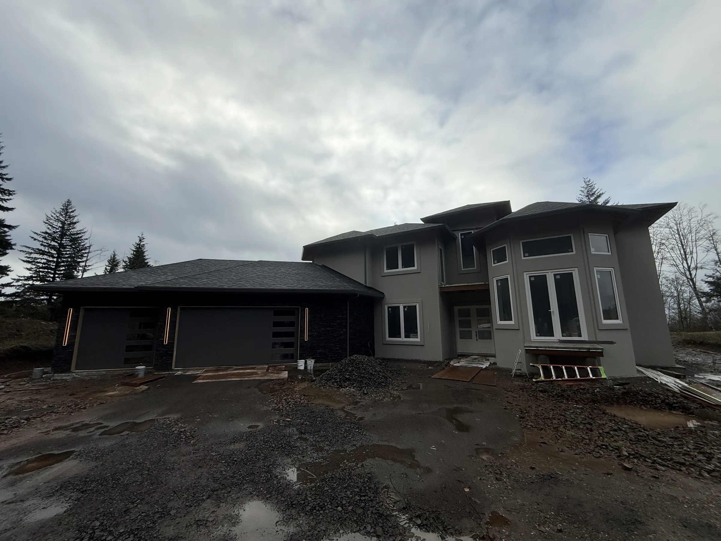 Hip-roof contemporary after